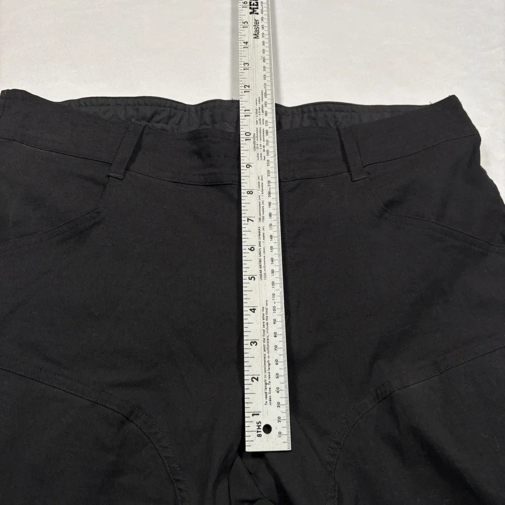 13th Heaven Co Pants Mens 34x32 Black Technical Hiking Outdoor Articulated Knee